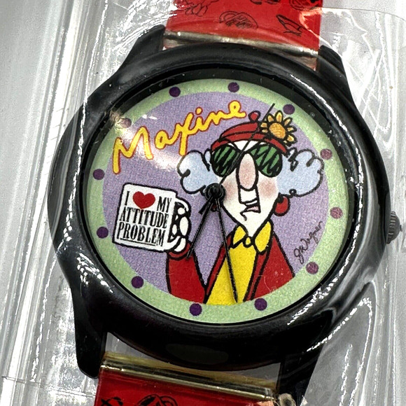 Hallmark Maxine Watch- New Rare Still in Package -May need new battery -VTG - Picture 2 of 5